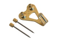 Ganci Per Quadri Modello Giglio - 28x48 Mm, Ferro Bronzato, Confezione Da 5 Pezzi, Per Casa E Ufficio - Foto 9