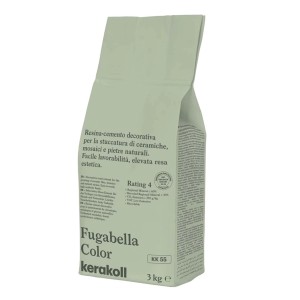 Fugabella Color Kerakoll stucco per fughe, ideale per ceramiche, mosaici e pietre naturali.