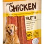 Vitakraft Pur Filetto di Pollo 80g per cani: Strisce di filetto di petto di pollo al 100% in sacchetto richiudibile.