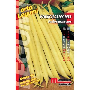 Confezione di semi di t.b.t. Fagiolini Gialli, una varietà per l'orto.
