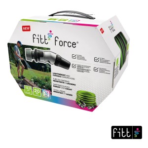 Tubo per irrigazione Fitt Force in scatola, robusto e leggero. Ideale per l'irrigazione del giardino.