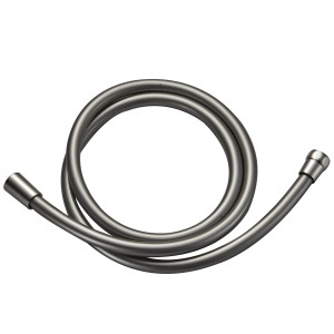 Tubo flessibile t.b.t. in argento, mostrato arrotolato.