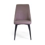 Sedia in ecopelle Oliver tortora 48x58xh48/90 cm_4