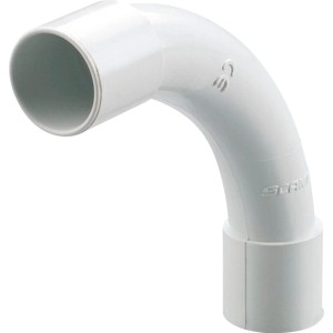 Curva per tubi t.b.t. bianca per tubi, categoria: Giunti per tubi.