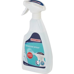 Leifheit Spray per vetri 500ml per pulizia senza aloni di finestre e specchi.
