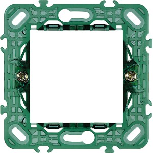 Copertura verde t.b.t. per interruttori e prese.