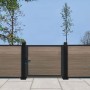Cancello in WPC effetto legno Teck per pannello 90x95 cm legno_2