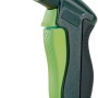 Pistola a spruzzo t.b.t. verde e grigia per irrigazione giardino.