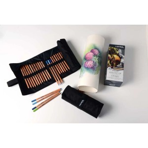 Matite colorate assortite in set astuccio POLYCOLOR ROLL 24 pz