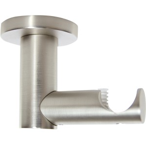 Supporto a soffitto Mydeco Urban per bastone per tende, effetto acciaio inox, per aste da 2 cm.