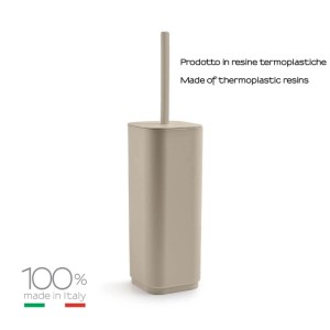 Scopino bagno Seventy in resine termoplastiche beige matt