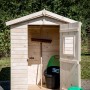 Casetta da giardino in legno sp 16 mm H204xL180xP145 cm