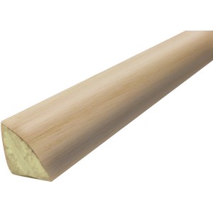 Listello piallato chiaro, forma arrotondata.