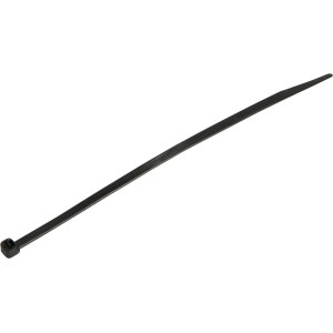 Fascetta per cavi OBI nera, 300x4,8 mm, per raggruppare e fissare i cavi.