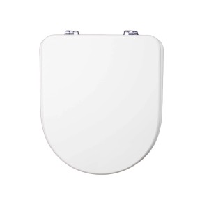 Sedile WC bianco t.b.t. della categoria Sedili WC, vista dall'alto.