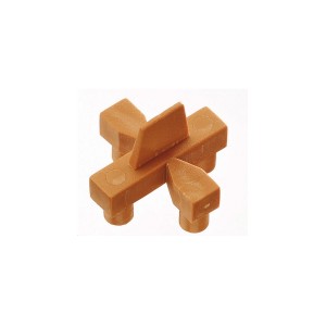 Distanziatore per piastrelle LUX Comfort marrone, 6 e 7 mm, per giunti uniformi durante la posa.