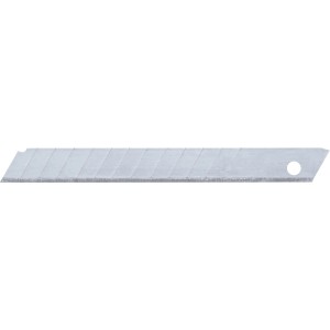 Lame trapezoidali LUX a segmenti 9mm, confezione da 5 per cutter. Lame di ricambio affilate.