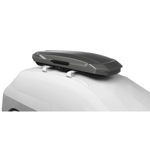 Box da tetto per auto Motion 3 XL Low titanio lucido