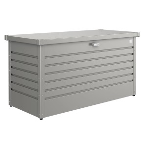 Biohort Box da giardino 130, grigio quarzo metallizzato, 460 l, box universale per utensili da giardino.