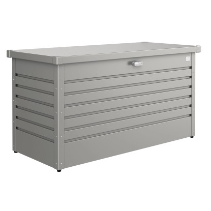 Baule da esterno Biohort 71x134x62 cm grigio quarzo metallizzato