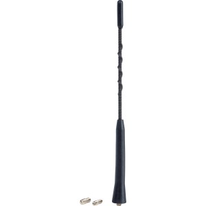 Antenna OBI nera, 23 cm, per esterni auto.