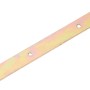 Bandella per cardine zincata gialla, 500 mm, per fissaggio di porte e cancelli.