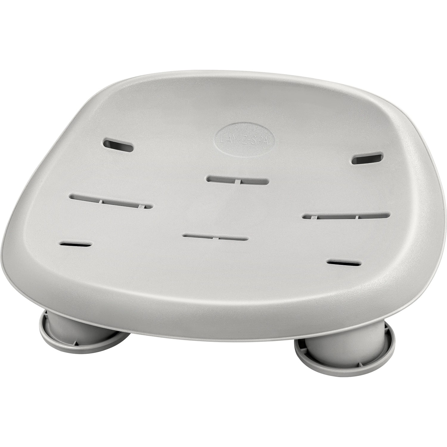 Sedile per idromassaggio Bestway LAY-Z-SPA Xtras, grigio e regolabile in altezza.