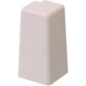 Angolo esterno bianco Kaindl per battiscopa 50/18, set da 2 pezzi, accessorio per laminato e parquet.