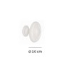 Pomolo mobili zama Ø 30 mm bianco opaco_2