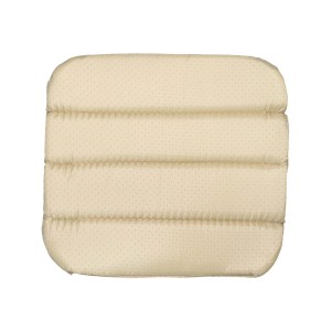 Cuscino da esterno beige t.b.t. con superficie trapuntata per mobili da giardino.
