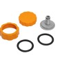 Set accessori per filtro a sabbia: guarnizioni, adattatore e tappi.