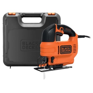 Seghetto alternativo Black+Decker KS701PEK (520 W) in valigetta, arancio/nero.