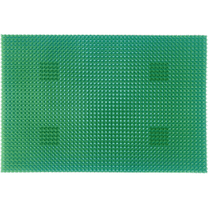 Tappeto da cucina t.b.t. verde con superficie strutturata per comfort e sicurezza.