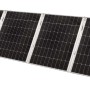 t.b.t. impianto solare da balcone, composto da quattro moduli solari con cornice argentata.