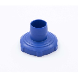 Adattatore blu per accessori piscina per tubo piscina.
