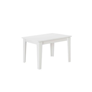 Tavolo allungabile da pranzo Megaron bianco 120x80 cm