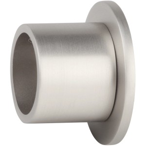 Supporto a parete Mydeco per bastone per tende, effetto acciaio inox, diametro 2,5 cm.