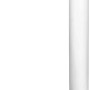 Tubo di raccordo WC bianco, forma a L.