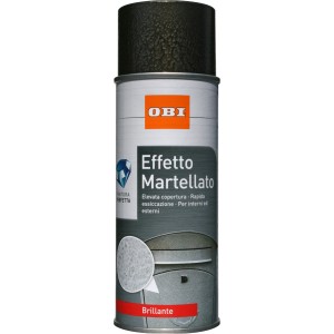 Bomboletta spray effetto martellato OBI per interni ed esterni, colore t.b.t.