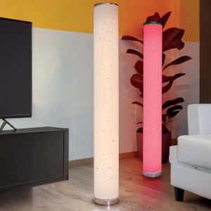 Piantana LED luce bianca e multicolore H 103 cm