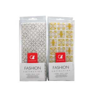 t.b.t. Umidificatori in confezione con motivo grigio e giallo.