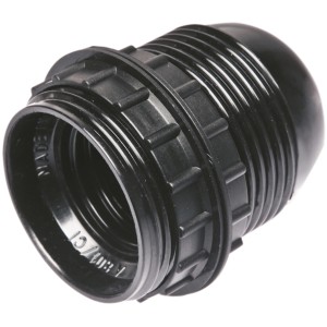 Portalampada nera per lampadine