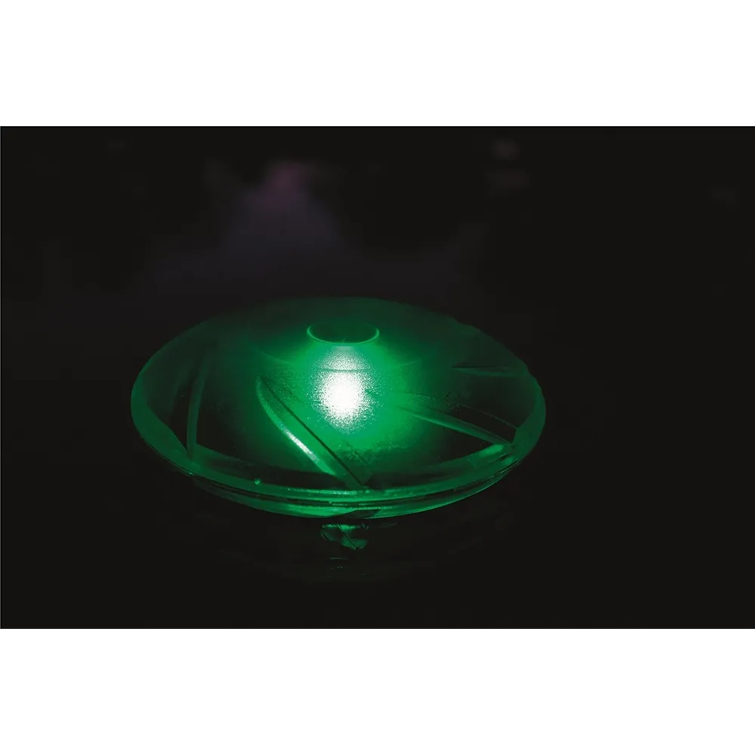 Flowclear Lampada solare a LED per piscina, illuminazione verde per serate suggestive.