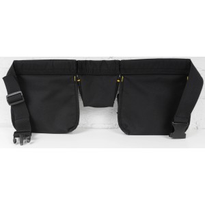 Cintura porta attrezzi Stanley regolabile in nylon con tasche e fibbia.