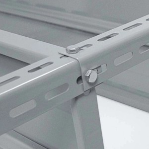 Montante angolare K3 per montaggio scaffale a bulloni 35x55x160 cm