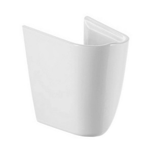 Colonna bianca t.b.t. per lavabo bagno.