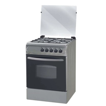 Cucina a gas con forno elettrico Samet Ares 4 bruciatori 85x60 cm inox