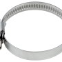 Fascetta stringitubo in acciaio inox, 32-50 mm, per connessioni sicure dei tubi.