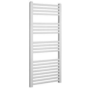 Radiatore bianco t.b.t. per bagno e sistemi di riscaldamento.