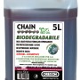 Olio catena bio 5L per motoseghe. Protegge catena e barra, biodegradabile.